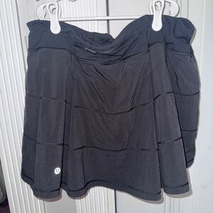 Size 12 Long Lululemon Skort | Black Lulu Size Large Dance Skort